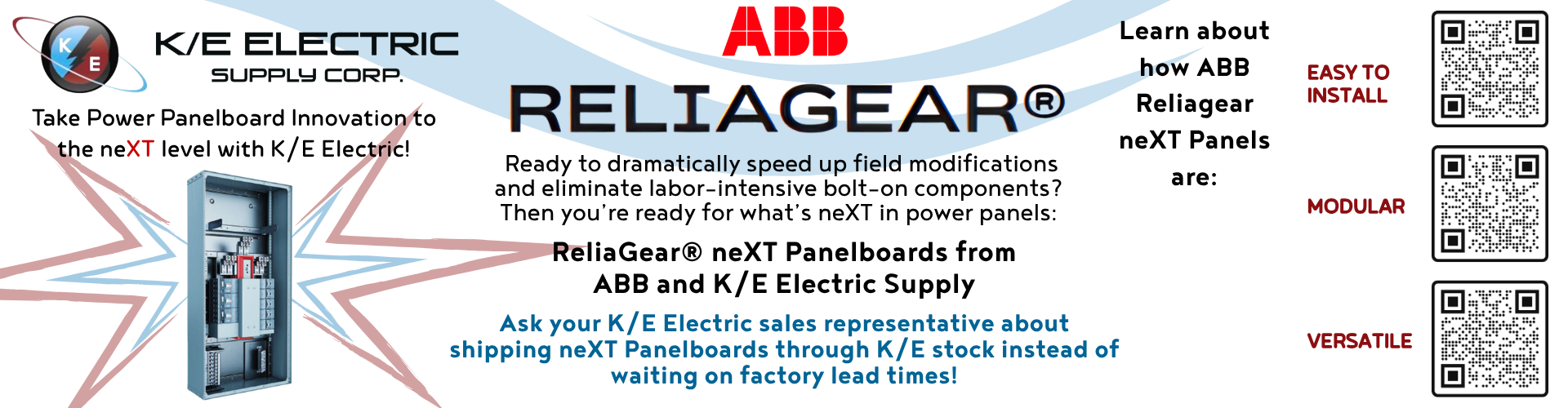 Now Stocking ABB Reliagear Products