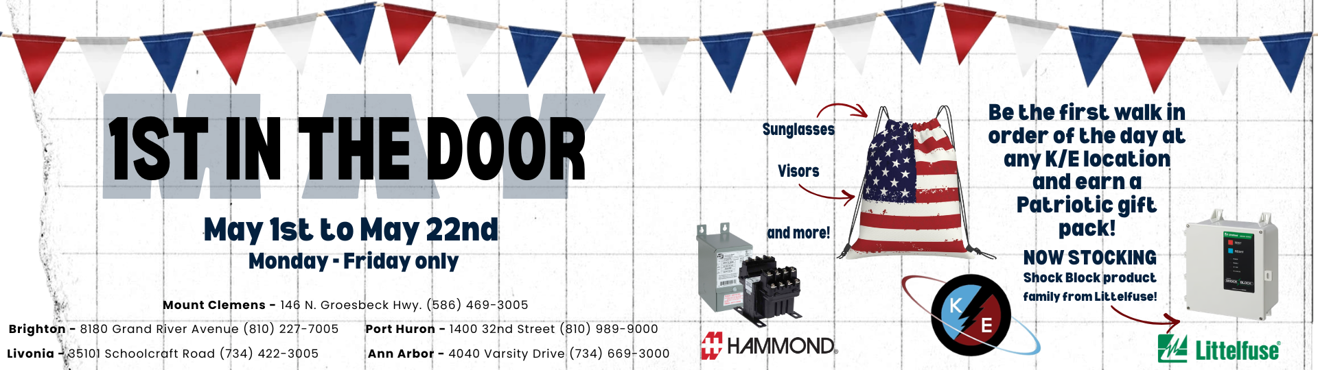 May 1st in the door 2026 Promotion