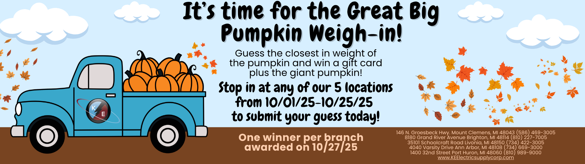 Annual Great Pumpkin Weigh In